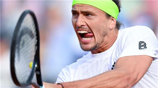 Alexander Zverev bekam es in der ersten Runde mit einem Franzosen zu tun.