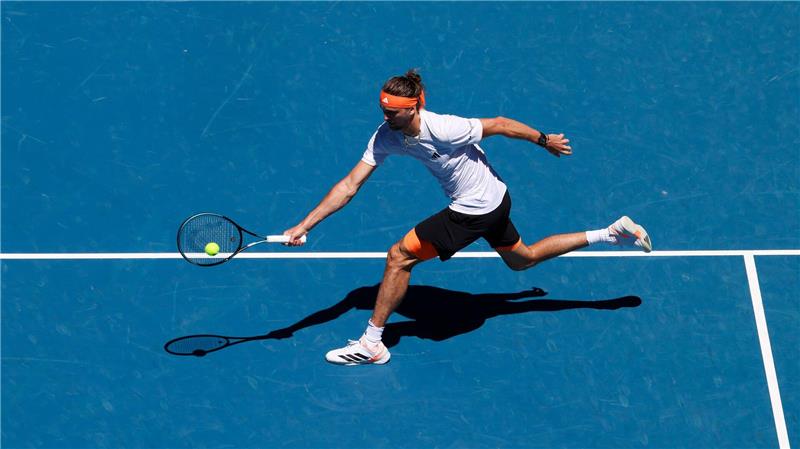 Alexander Zverev hatte in einem ersten Match nur am Anfang Probleme.