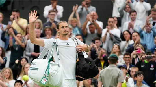 Alexander Zverev ist in Wimbledon an Taylor Fritz gescheitert.