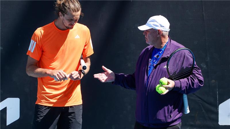 Alexander Zverev scheint der Fuß vor der Partie gegen Cameron Norrie keine Sorgen zu bereiten.