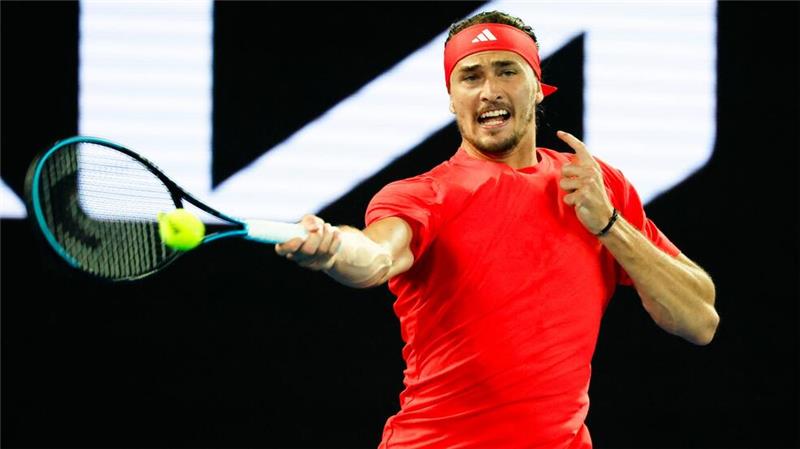 Alexander Zverev steht in der zweiten Runde der Australian Open.