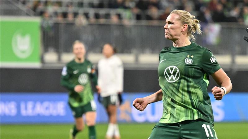 Alexandra Popp vom VfL Wolfsburg traf gegen den HSV doppelt. (Archivfoto).