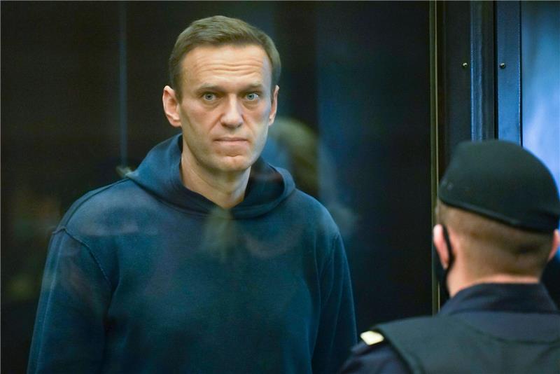 Nawalnys Mutter bittet Putin zur Herausgabe des Leichnams Alexej Nawalny im Februar 2021 in Moskau.