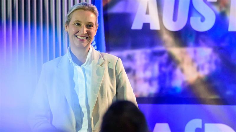 Alice Weidel wirbt für die AfD in Niedersachsen.