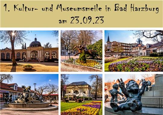 Allein architektonisch hat Bad Harzburg einiges zu bieten. Am Samstag kann auch ein Blick in das eine oder andere Schatzkästchen – zum Beispiel in die WAndelhalle – geworfen werden. Collage/Fotos: Veranstalter