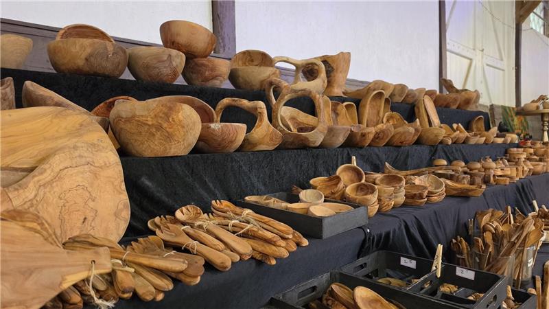 Hölzernes Kunsthandwerk.