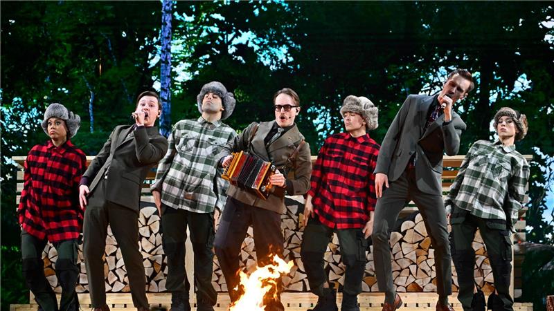 Alles aus der Trickkiste für Ohrwürmer: der schwedische Beitrag „Bara bada bastu“. (Archivbild)