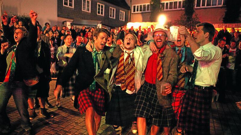 Drei tolle Tage mit Festen, Fußball, Musik und Emotionen Alles schon mal dagewesen: Werden auch Schotten am Freitag beim Public Viewing auf dem Museumsplaza dabei sein? Veranstalter Odin Paul ist sehr gespannt, wie groß die Resonanz ausfällt.