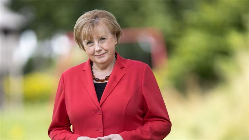 Als Double auch lange nach Ende von Merkels Amtszeit gefragt: Ursula Wanecki aus dem Sauerland. (Archivbild)