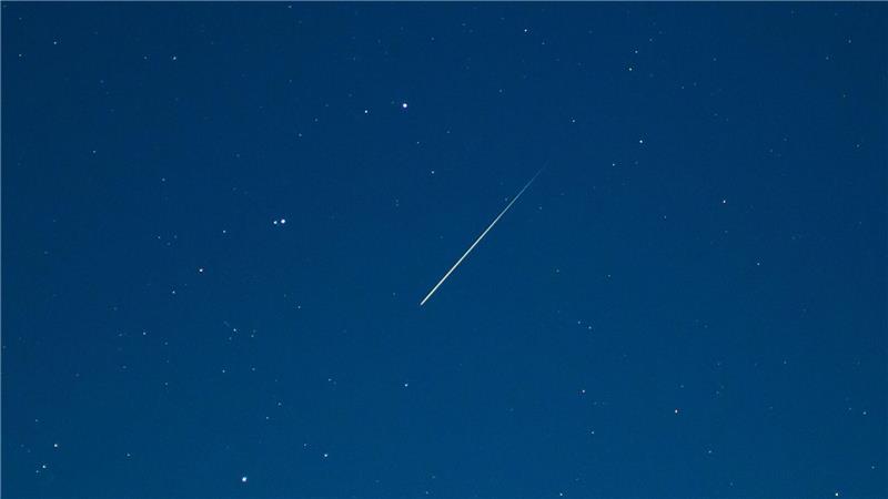 Als Sternschnuppenmonat schlechthin gilt der August. (Illustration)