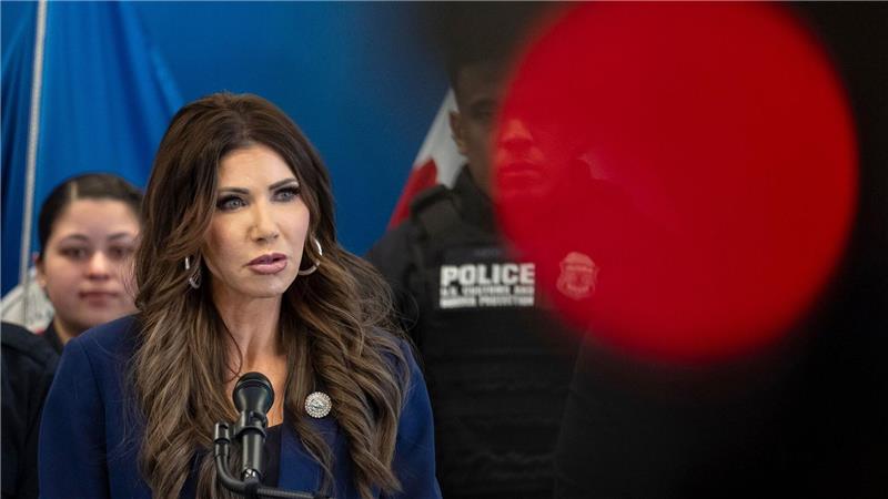 Als erste Ministerin der aktuellen Trump-Regierung muss US-Heimatschutzministerin Kristi Noem gehen. (Archivfoto)