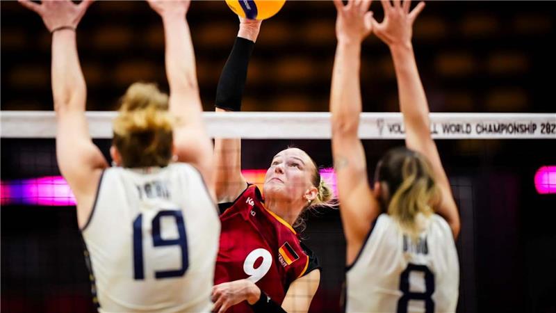 Sensation verpasst: Volleyballerinnen scheiden bei WM aus Alsmeier lobte die Entwicklung im Team.