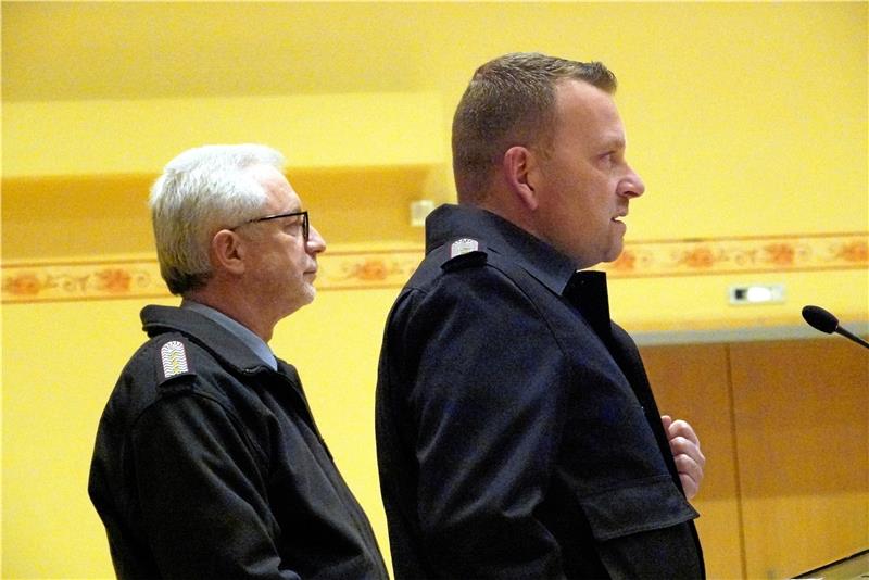 Tempo 30: Stadt Bad Harzburg möchte allein entscheiden Alter und künftiger Stadtbrandmeister: Axel Breustedt (l.) und sein bisheriger Vize Marcus Saß. Foto: GZ-Archiv