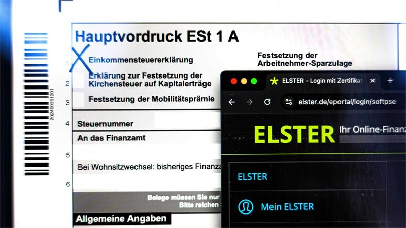 Am 1. Juli startet die Steuererklärung mit einem Klick. (Symbolbild)