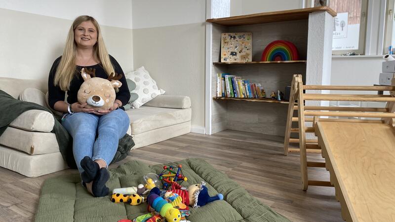 Am 1. Oktober will Pia Unruh die Kindertagespflege "Rehkids" in der Pfarrstraße eröffnen.