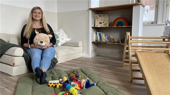 Am 1. Oktober will Pia Unruh die Kindertagespflege "Rehkids" in der Pfarrstraße eröffnen.