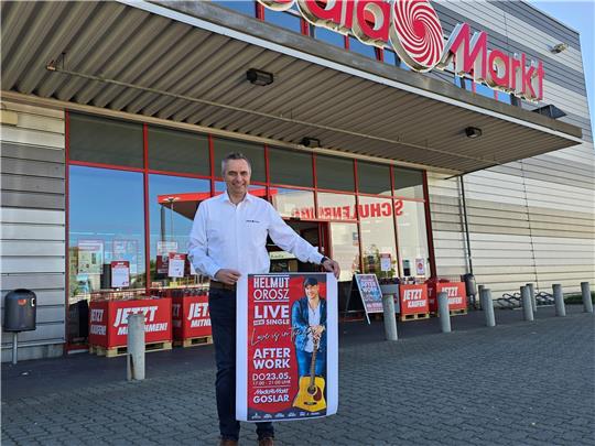 Am 23. Mai ist Helmut Orosz zu Gast bei Frank Schmidt beim Media Markt.  Foto: Sowa