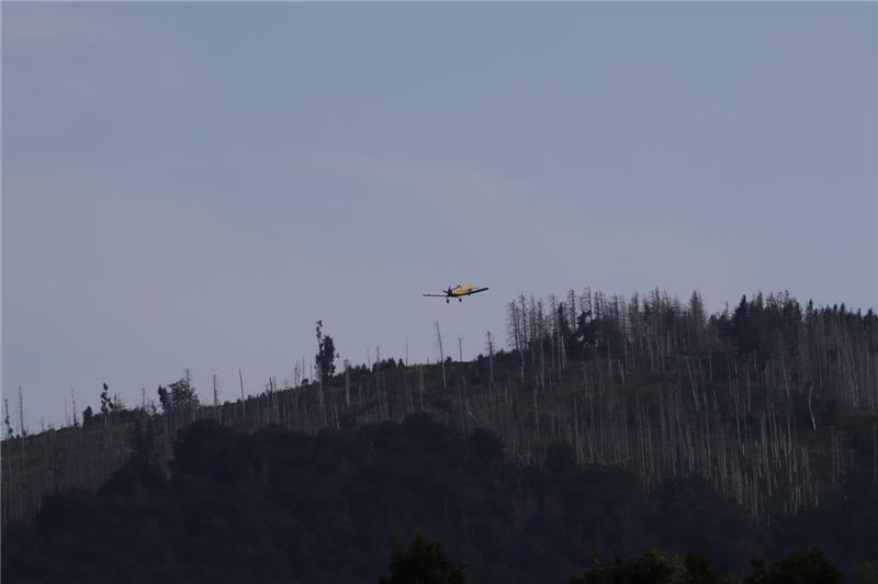 Am Bollrich in Goslar werden die kleineren Löschflugzeuge betankt. Die Feuerwehr...