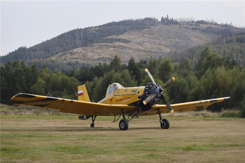 Am Bollrich in Goslar werden die kleineren Löschflugzeuge betankt. Die Feuerwehr...