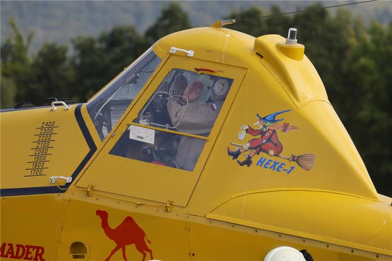 Am Bollrich in Goslar werden die kleineren Löschflugzeuge betankt. Die Feuerwehr...