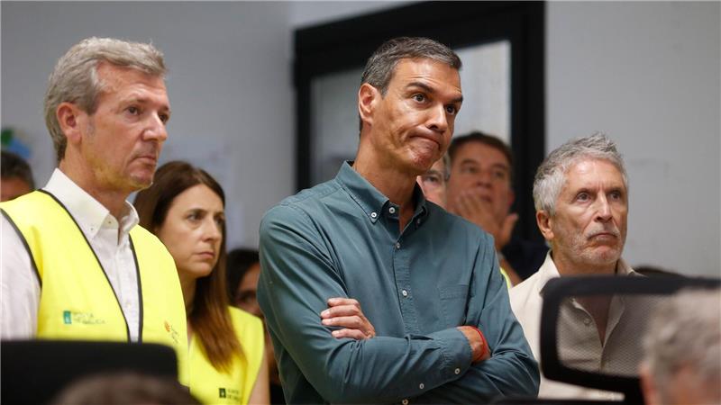 Am Dienstag wurde Spaniens Regierungschef Pedro Sánchez in der Brandregion der Extremadura erwartet.