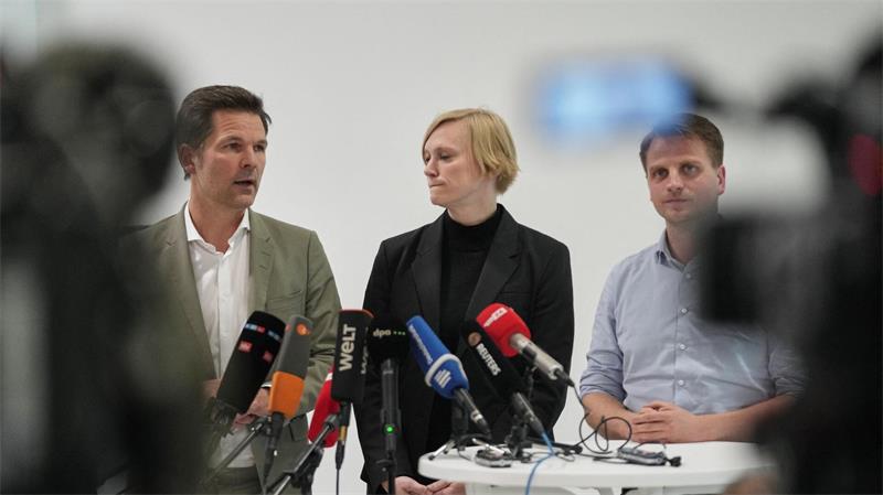 Am Donnerstag begannen in Berlin die Sondierungen mit Steffen Krach (SPD), Nina Stahr (Grüne) und Maximilian Schirmer (Linke). (Archivfoto)