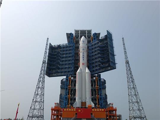 Am Freitag soll die Mondsonde "Chang'e-6" in Richtung Mond starten.