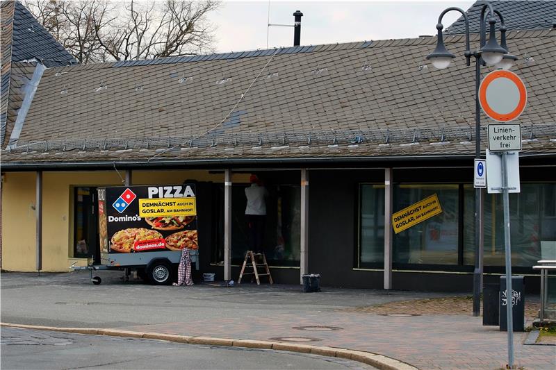 Am Goslarer Bahnhof entsteht eine Domino’s-Filiale.  Foto: Epping