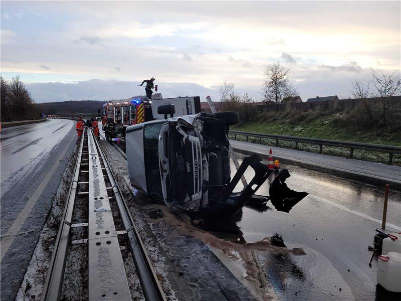 Am Mittwochnachmittag kommt es zwischen den Anschlussstellen Vienenburg und Lengde zu zwei Verkehrsunfällen. Foto: Freiwillige Feuerwehr Vienenburg