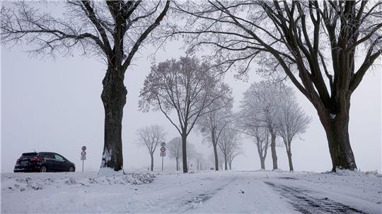 Am Montag gibt es Unwetterwarnungen vor Glätte.