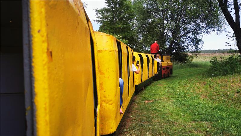 Am Ottiliae-Schacht lockt die Tagesförderbahn.