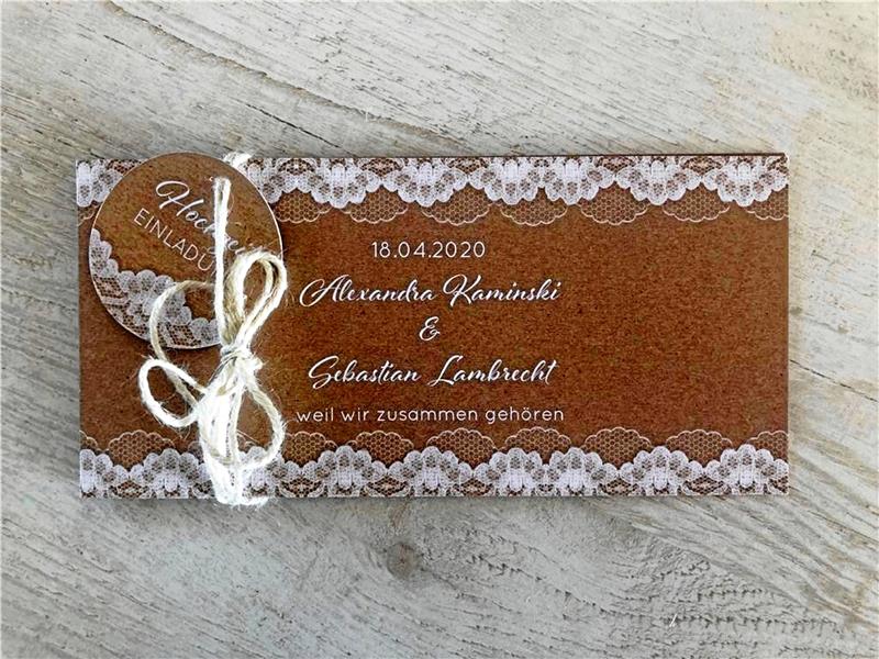 Am Samstag sollten die kirchliche Trauung und Feier der Lambrechts stattfinden. Für den Nachholtermin im November müssen nur neue Einladungen gedruckt werden.