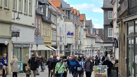Belebte Innenstadt.