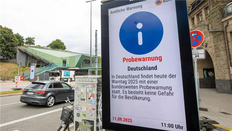 Am bundesweiten Warntag gibt es einmal jährlich einen Probealarm auf allen Kanälen. (Archivfoto)