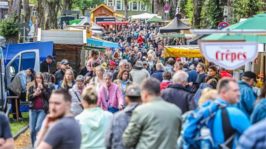 Am vergangennen Donnerstag ist auf dem Oberharzer Bergbauernmarkt wieder großer Bahnhof.