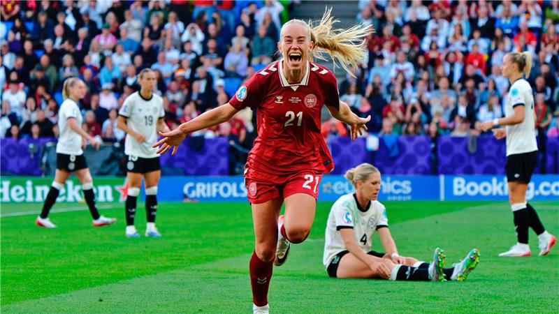 Amalie Vangsgaard bringt Dänemark in Führung.