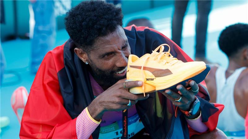 Amanal Petros will seinen deutschen Rekord vom Valencia-Marathon in London verbessern. (Archivbild)