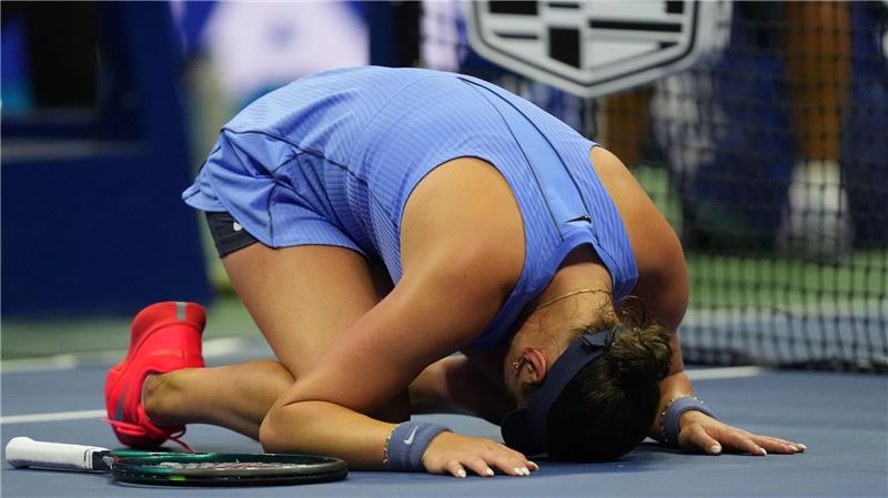 Amanda Anisimova wurde nach ihrem Halbfinaleinzug emotional.