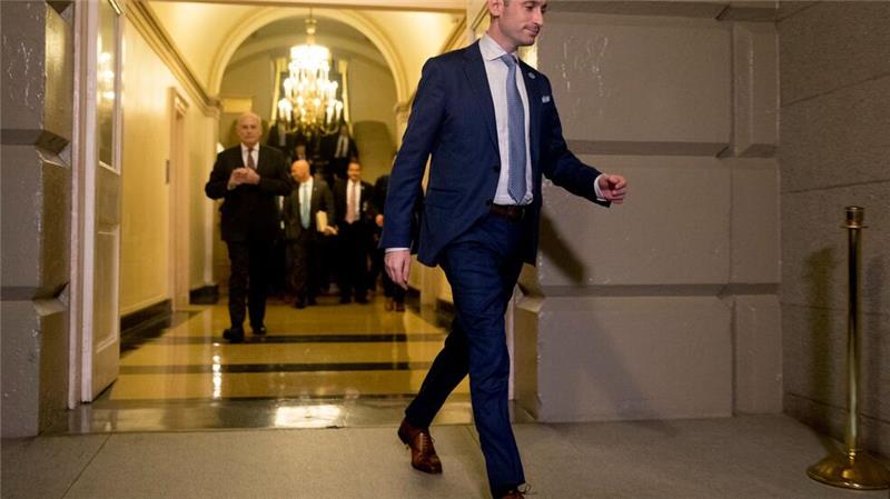 Medien: Migrations-Hardliner Miller kommt in Trumps Stab „Amerika ist für Amerikaner“, verkündete Miller jüngst bei einem Wahlkampf-Event. (Archivbild)