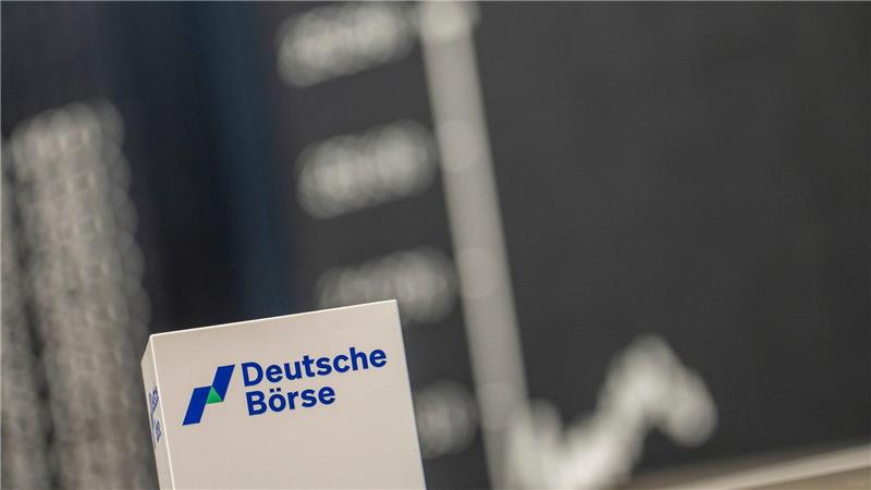 An der Börse sinken die Kurse. 