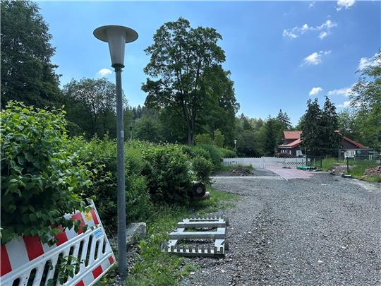 An der Dr.-Kurt-Schroeder-Promenade wird gerade gebaut, die Stadt will unter anderem neu pflastern, aber Obstbäume – so wie von den Grünen gefordert – soll es in diesem Bereich nicht geben.  Foto: Eggers