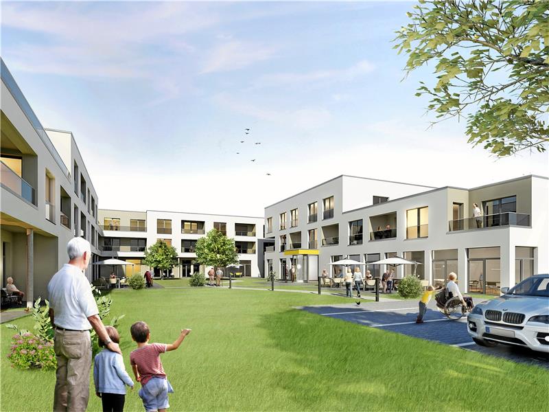 Neuer Wohnpark in Goslar für 30 Millionen Euro An der Waldenburger Straße plant das Unternehmen Myco-Living den Bau eines Wohnparks für Senioren. Grafik: Myco