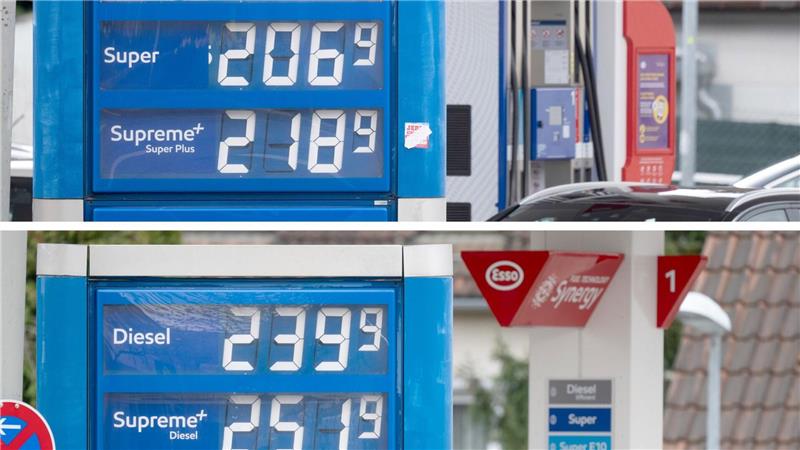 An dieser Tankstelle sind die Preise mittags teils deutlich gestiegen. 