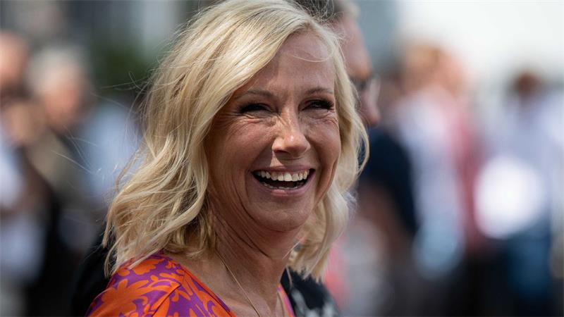 Andrea Kiewel ist das Gesicht und die beliebte Moderatorin der populären Show „ZDF-Fernsehgarten“. (Archivbild)