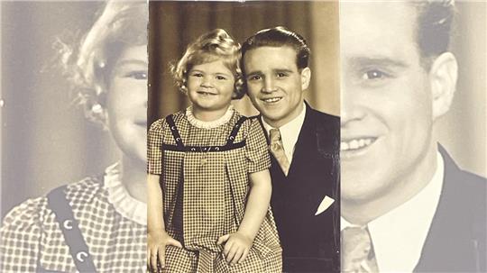 Anette Gieseke als kleines Mädchen mit ihrem großen Bruder Joachim. Foto: Privat