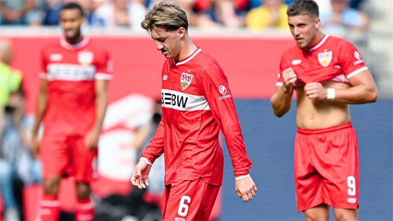 Angelo Stiller musste angeschlagen vom Platz.