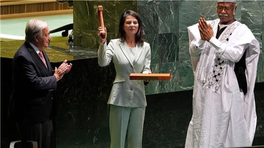 Annalena Baerbock ist jetzt Präsidentin der UN-Vollversammlung. 
