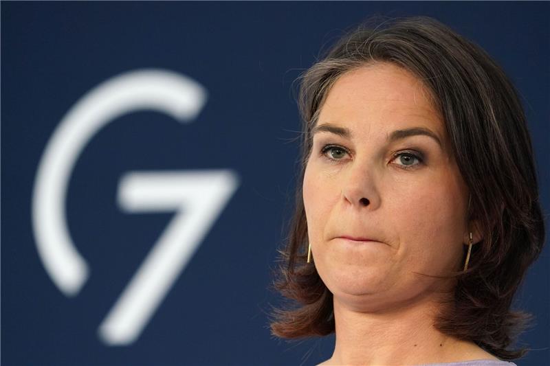 Annalena Baerbock wirft Russland vor, in dem Krieg gegen die Ukraine Seehäfen zu blockieren und damit den Getreideexport zu verhindern.