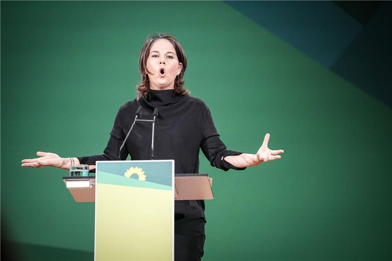 Annalena Baerbock: «Wir liefern direkt nicht nach Saudi-Arabien», ein Land «wo Menschenrechte mit Füßen getreten werden».