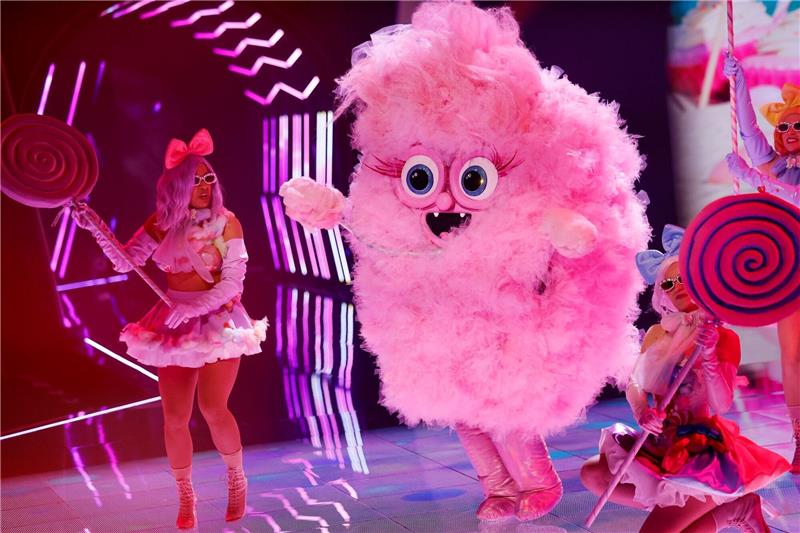 „The Masked Singer”: Annett Louisan steckt unter Zuckerwatte Annett Louisan war als Zuckerwatte verkleidet.